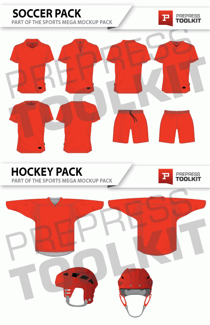 Download Vector Sports Apparel Mockup Templates