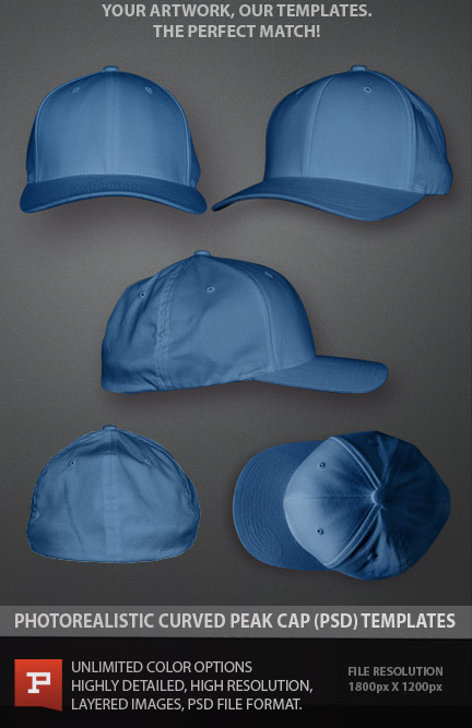 45% OFF this Epic 4 Pack Digital Hat Templates Photoshop ready