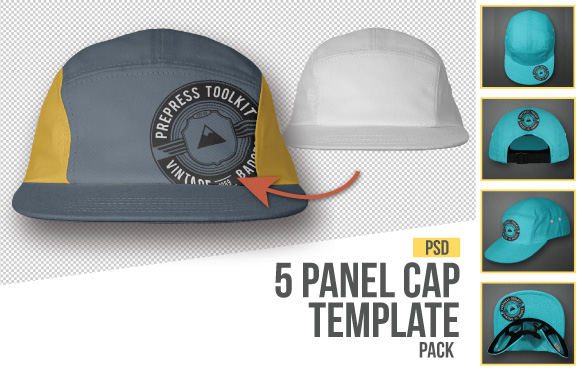 Download The Best 7 Photo Real Hat and Cap Templates Ever Created! | Prepress Toolkit - Apparel Templates ...